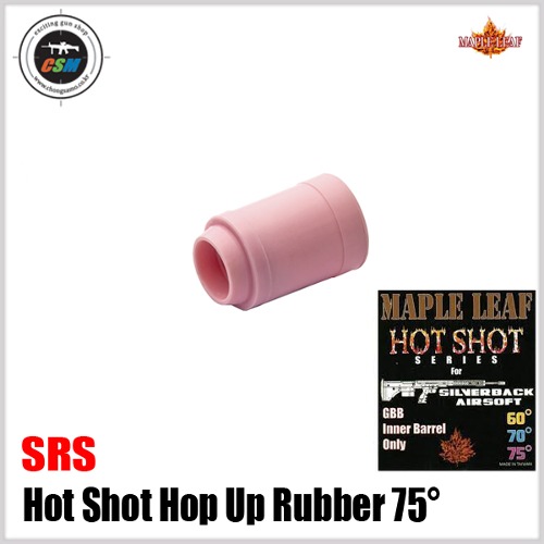 [메이플리프] Maple Leaf Hot Shot Hop Up Rubber for SRS 75도 (Used with GBB Inner Barrel)-핑크 핫샷 홉업고무(AEG 전동건용)