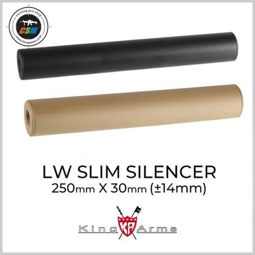 [+- 정역] LW Slim Silencer 30mm x 250mm (슬림 소음기 정역겸용) - 선택