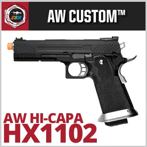 [WE / AW Custom] Hi-Capa HX1102 GBB + 사은품패키지 (풀메탈 하이카파 가스권총)