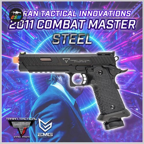 [WE / AW Custom] EMG STI TTI JW3 2011 Combat Master Steel Ver. + 사은품패키지 (스틸버전 존윅3)