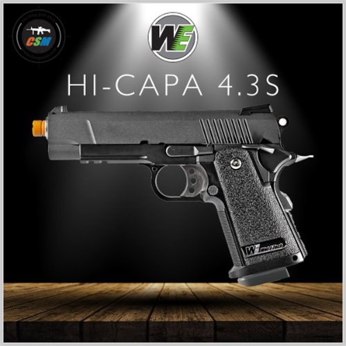 [WE] Hi-Capa 4.3S GBB + 사은품패키지 (풀메탈 하이카파 서바이벌 비비탄총)