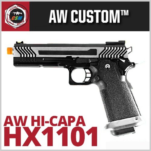 [WE / AW Custom] Hi-Capa HX1101 GBB + 사은품패키지 (풀메탈 하이카파 가스권총)